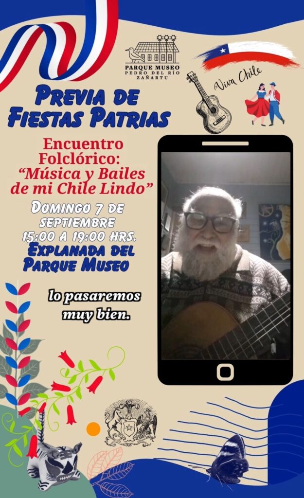 Celebración fiestas patrias en Parque Pedro del Río Zañartu